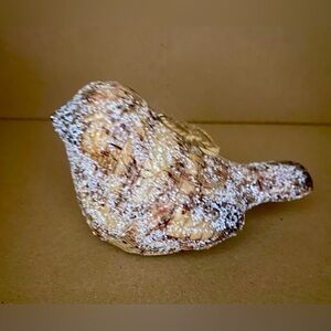 Chunky bird music ornament
